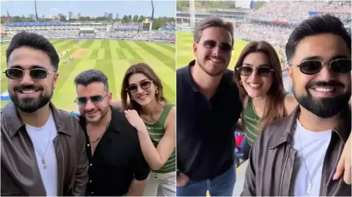Kriti Sanon Spotted With Rumoured Boyfriend Kabir Bahia at India vs England ODI