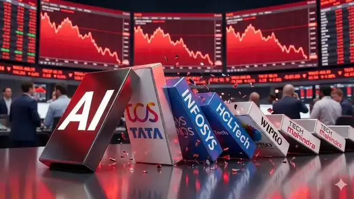Why Are IT Stocks Falling Today? Infosys, Tech Mahindra and TCS Drop as Global Tech Selloff Hits Markets