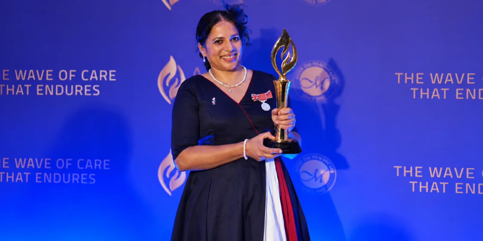 Agimol Pradeep, winner of the Aster Guardians Global Nursing Award 2026