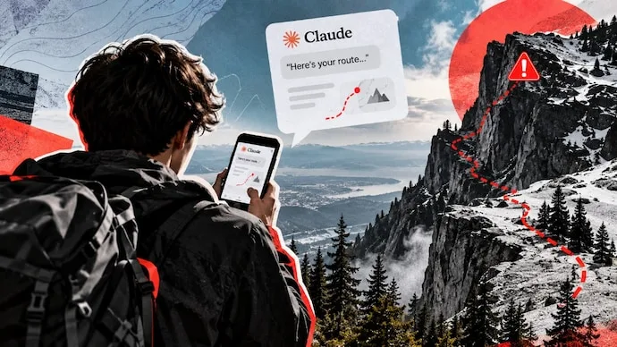 Teenager stranded on dangerous mountain terrain after following AI hiking directions