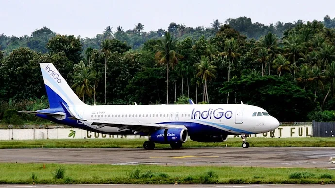 IndiGo aircraft as airline raises fuel surcharge on domestic and international flights