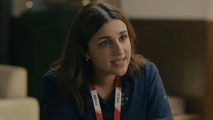 Parineeti Chopra in Reporting Live, the drama directed by Dhruv Tripathi that explores journalism and illegal sand mining.