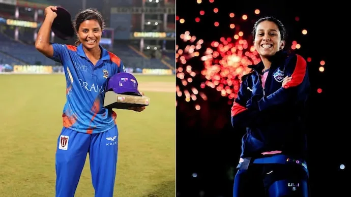 Nazma Khan and Jemimah Rodrigues in the story of an Instagram message that preceded Nazma’s Delhi Capitals WPL signing