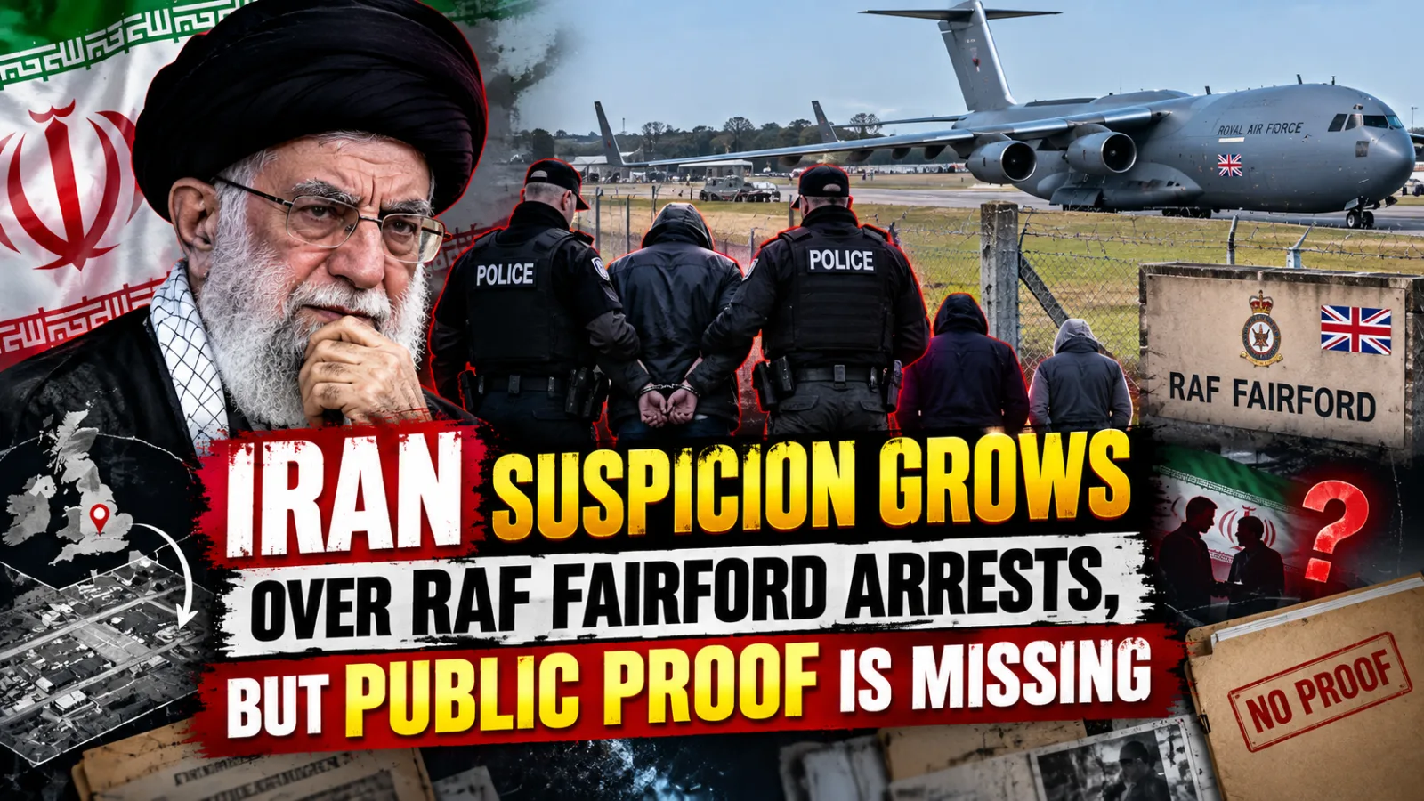 Police near RAF Fairford airbase amid investigation into suspected security incident