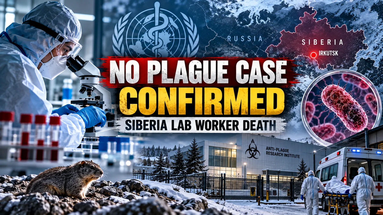 Representative image of medical and laboratory facilities amid plague monitoring in Siberia