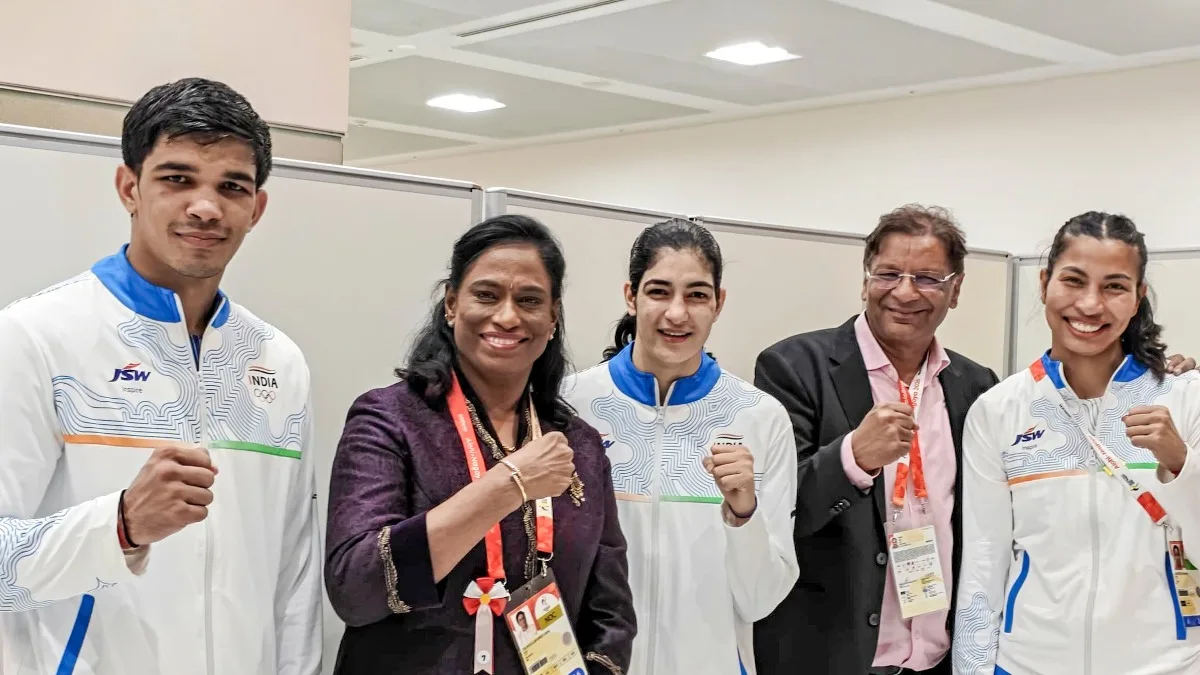 IOA president PT Usha ahead of the Indian Olympic Association's 2026 elections and preparations linked to India's 2036 Olympic bid.