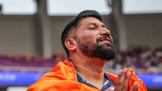 Indian para-javelin thrower Neeraj Yadav, a three-time Asian Para Games gold medallist.