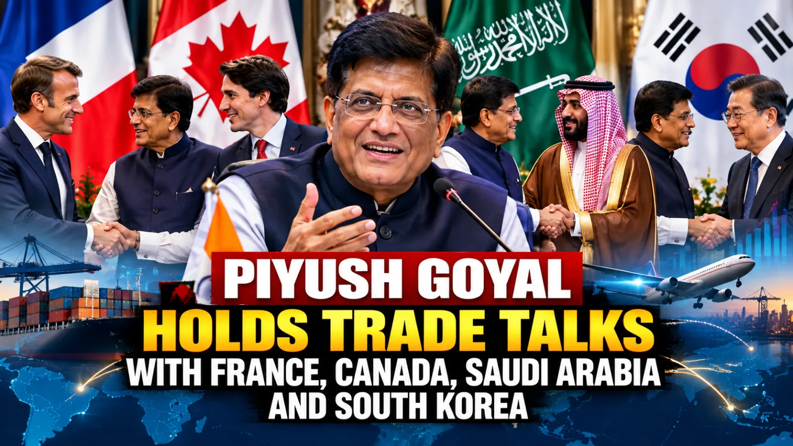 Piyush Goyal during trade discussions with international counterparts at the G20 Trade Ministers Meeting