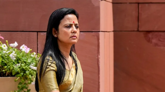 Mahua Moitra during the legal proceedings in a hate speech case