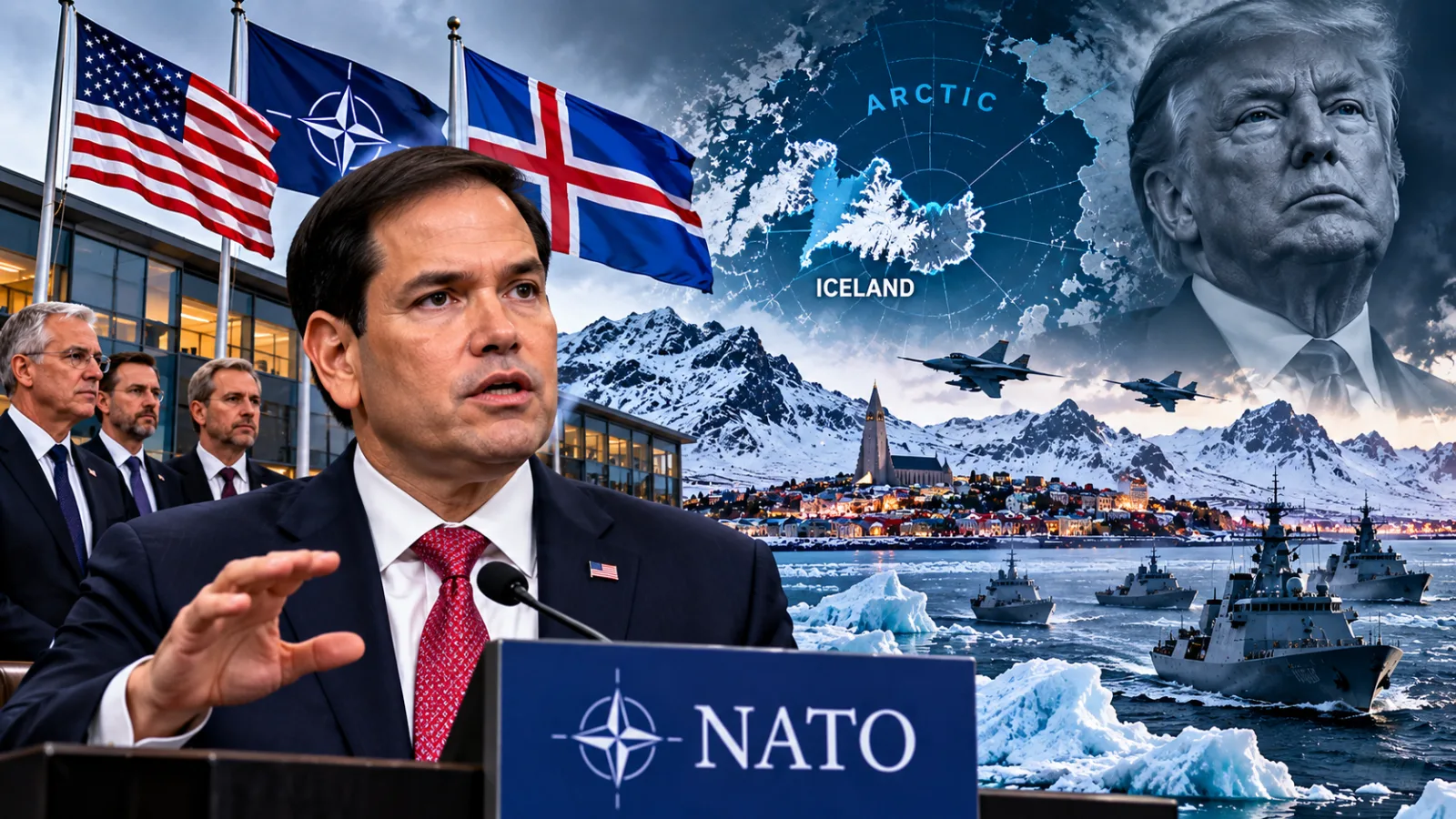 US Secretary of State Marco Rubio during his NATO tour