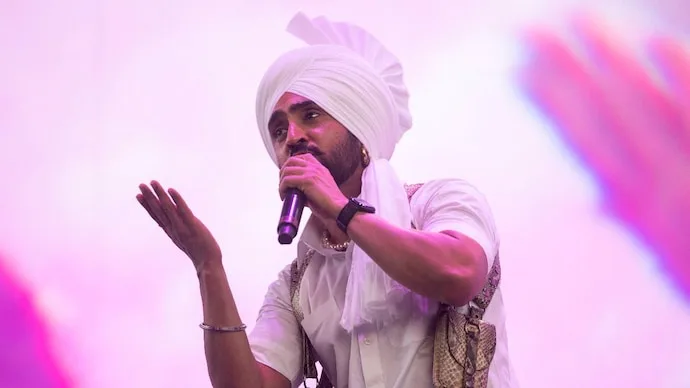 Singer Diljit Dosanjh, whose scheduled Delhi concert has been denied police permission over security concerns.