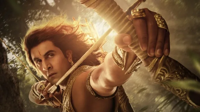 Ranbir Kapoor, Sai Pallavi and Yash in Ramayana, which has crossed Rs 7 crore in advance bookings.