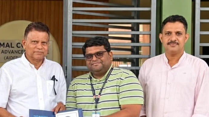 Amal College teacher Umesh U. receives Guinness World Records recognition