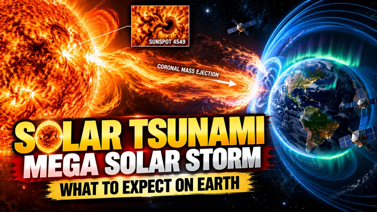 Solar eruption releasing a coronal mass ejection and a wave across the Sun's atmosphere