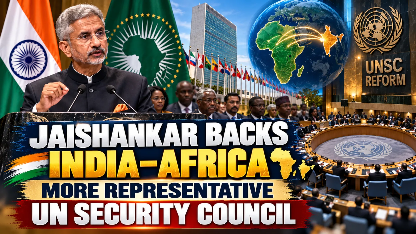 Representative image illustrating India's diplomatic engagement and calls for reform of the United Nations Security Council.