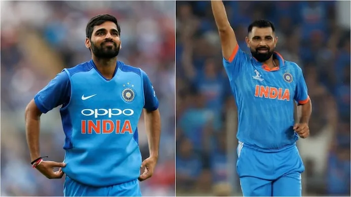Indian fast bowlers Bhuvneshwar Kumar and Mohammed Shami, whose potential international comebacks have been discussed by former selector MSK Prasad.