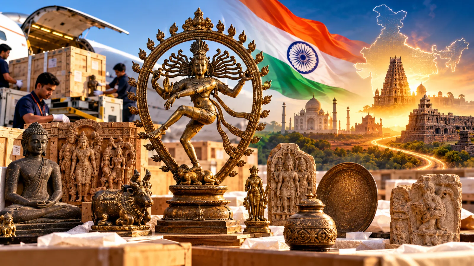 India’s cultural heritage and spiritual landmarks representing the vision of a Viksit Bharat by 2047