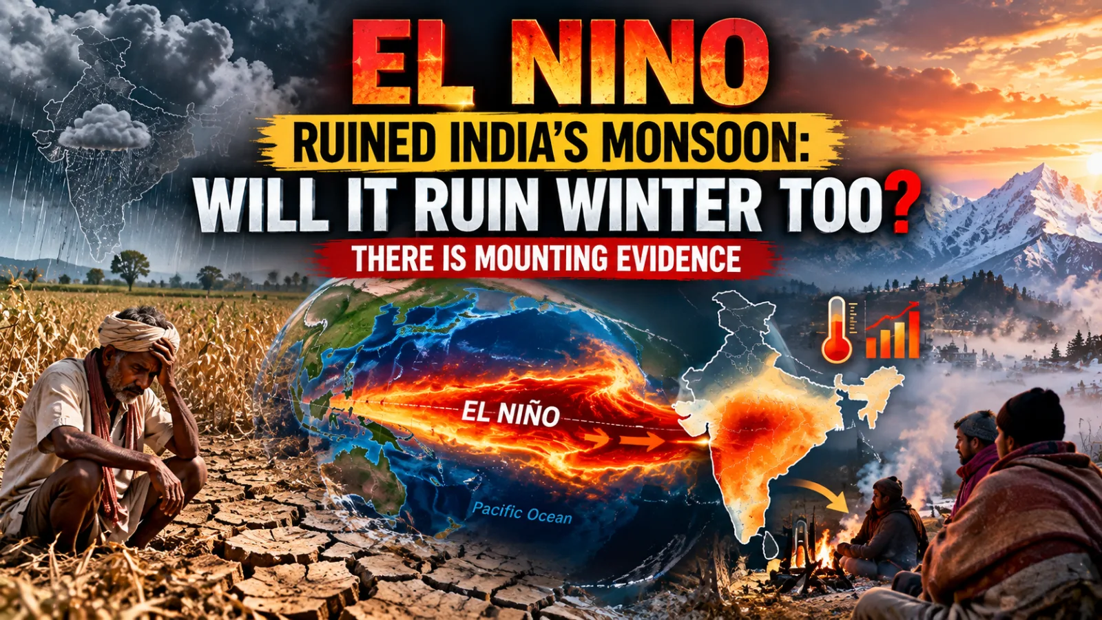 El Nino impact on India winter weather after 2026 monsoon deficit