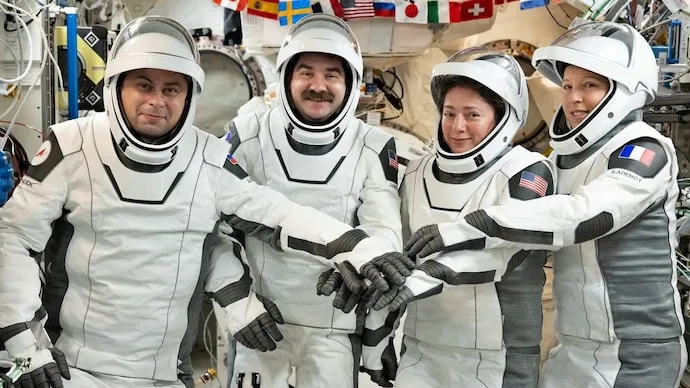 Crew-12 astronauts preparing to return from the International Space Station aboard SpaceX Dragon