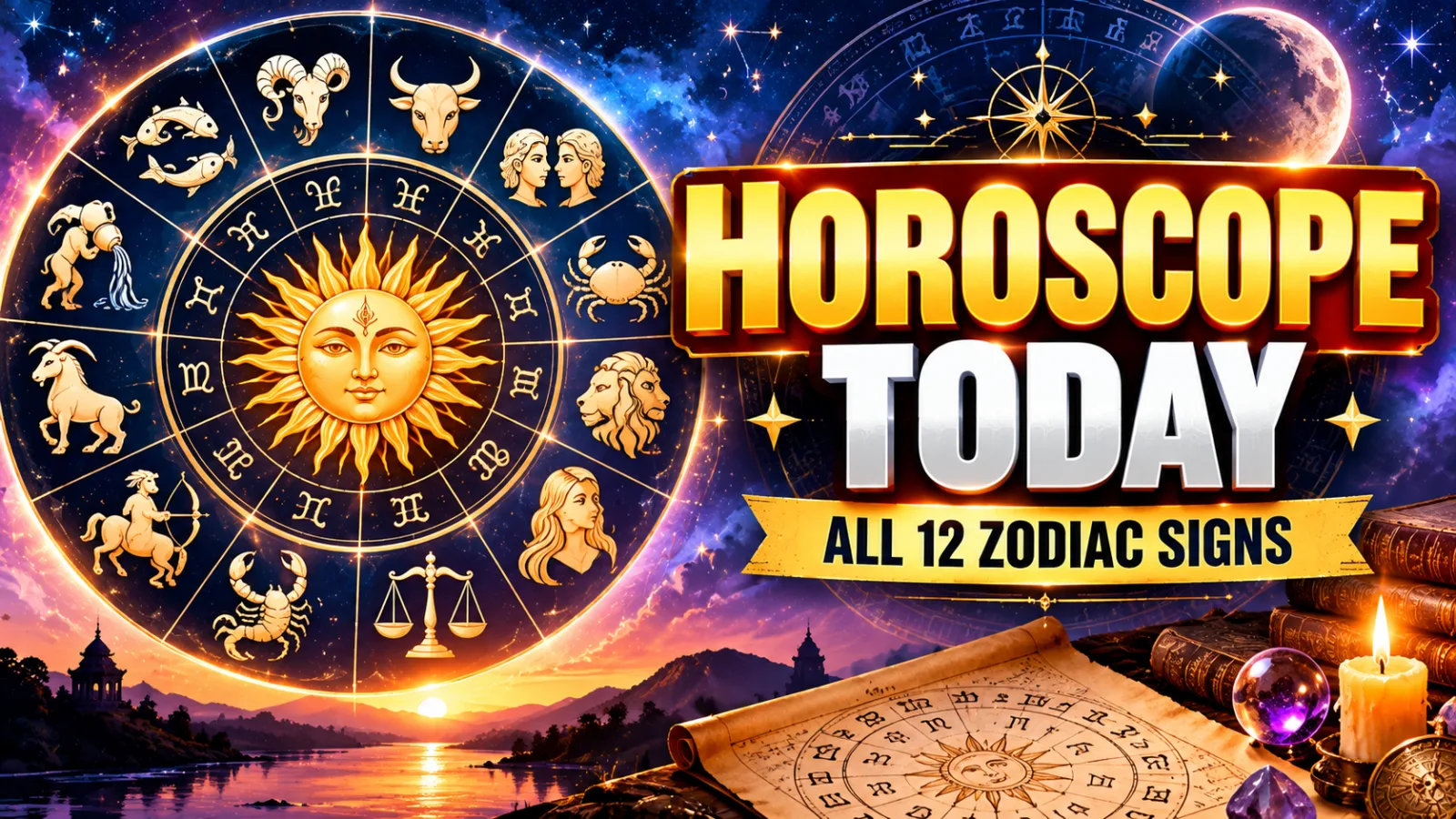 Horoscope Today October 9 2026 with zodiac signs and astrology predictions