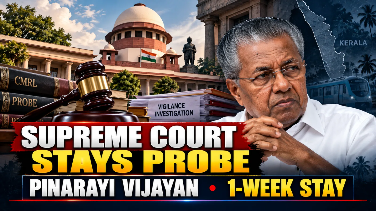 Supreme Court hearing on the CMRL bribery probe involving former Kerala Chief Minister Pinarayi Vijayan and his family